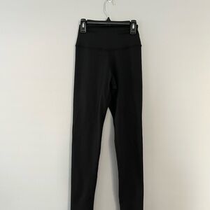 Parallel Apparel Women's Dark Gray High-Waist Leggings Size Small